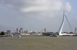 Rotterdam cityview with the Erasmusbridge