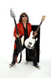 musicien avec guitare electrique