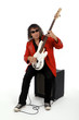 Guitariste  et ampli