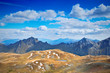 Panoramic view of mountain range Korab, Macedonia