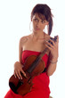 Girl with violin