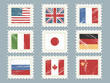 flag stamps set 1 flag stamps set 1