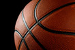 Basketball on black