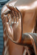 Hand of Buddha making OK sign