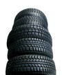 Foto: Stack of new tires Stack of new tires