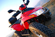 Red quad diagonally