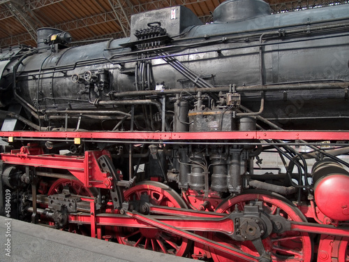 BR 52 5448 Dampflock in Leipzig Teilansicht
