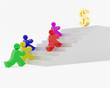 Race behind money