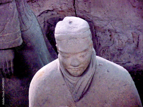 Soldat chinois armée enterrée, terrabotta Xian, Chine Soldat chinois armée enterrée, terrabotta Xian, Chine