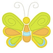 sewed  butterfly