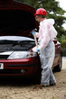 Fixing the car