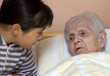 Grandmother and granddaughter. Grandmother and granddaughter.