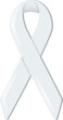 White Awareness Ribbon