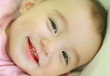 Cute baby girl smilling