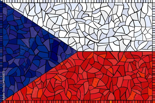 creative czech republic national flag