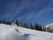 Girl on snowboard