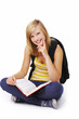 Casual high school student