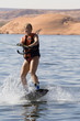 Girl Wakeboarding at Lake Powell