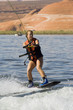 Girl Wakeboarding at Lake Powell