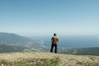 Man on the cliff
