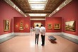 people in the art museum
