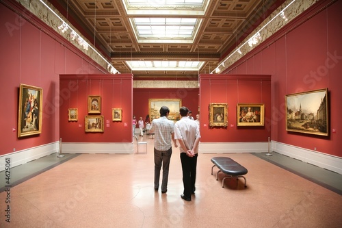 Photo: people in the art museum people in the art museum