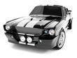 Illustration: Black Classical Sports Car Black Classical Sports Car