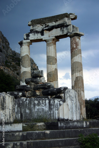 Photo: Delphi Temple Delphi Temple
