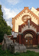 Figure near church