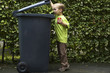 Photo: Boy Trashing A Can Boy Trashing A Can