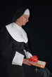 Praying nun