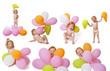 baby with balloon