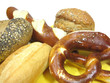 Semmel und Brezel im Korb