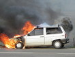 Voiture brulée