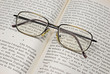 Spectacles and the book