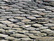 Roof made of stones in Cantal, France