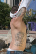 Tattooed Arms and Side