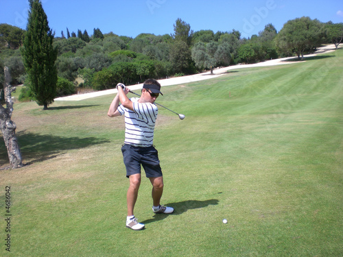 Golfer Fairway Golfer Fairway