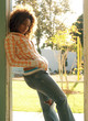 Girl in doorway