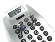 businessman on calculator
