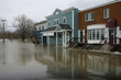rue inondée