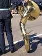 Soldado descansando o trombone