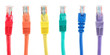 Rainbow color network cables