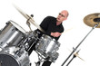 Foto: drummer on white drummer on white