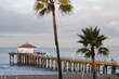 Photo: View of the famous Manhattan Beach pier at dawn View of the famous Manhattan Beach pier at dawn