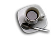Coffee cup - cup of coffee with clipping path