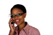 african lady cellphone talking