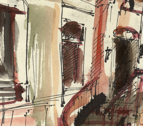 Illustration: abstract drawing abstract drawing