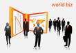 Illustration of business people Illustration of business people