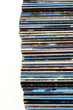 Stacked old magazines